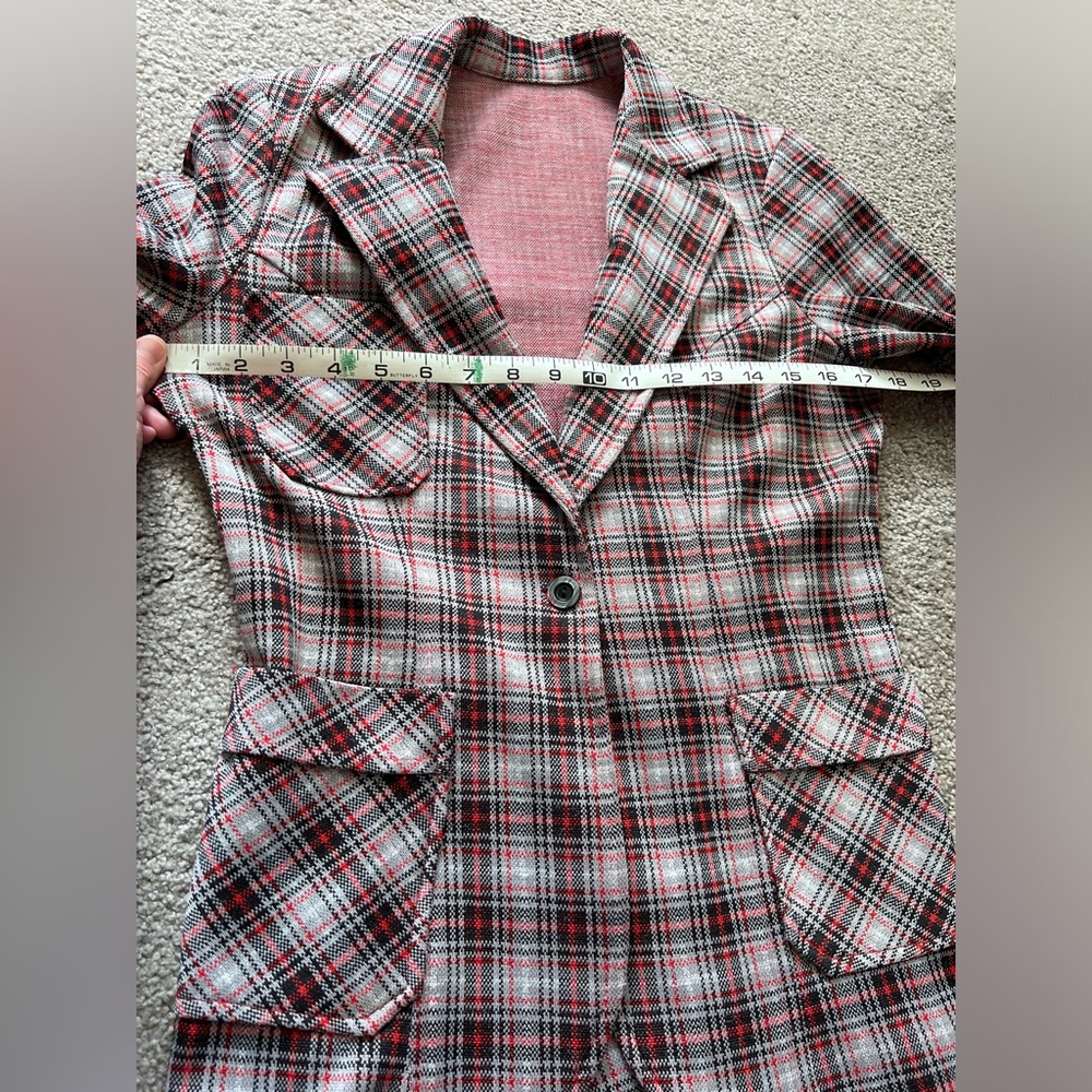 Vintage polyester blazer. Fun!